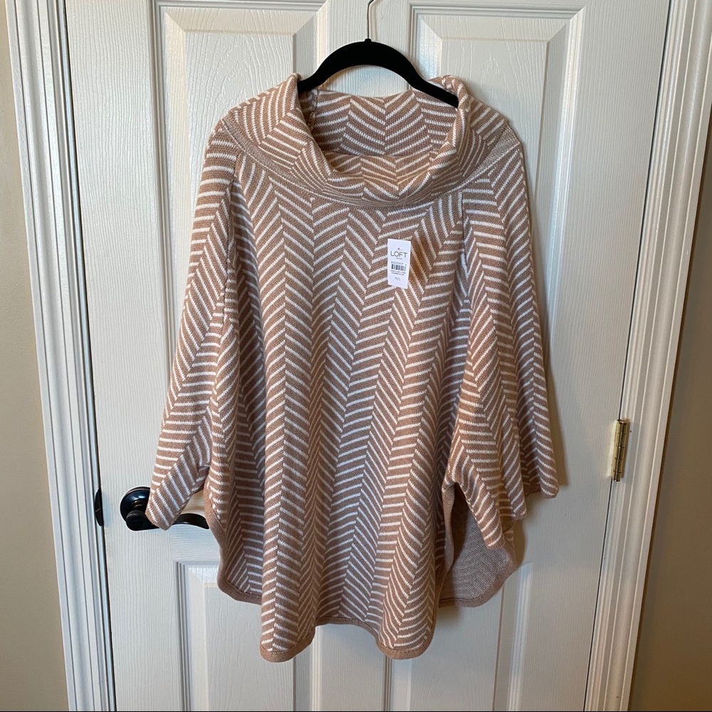 LOFT Knit Poncho,Style Sweater - NEW! - Picture 1 of 8